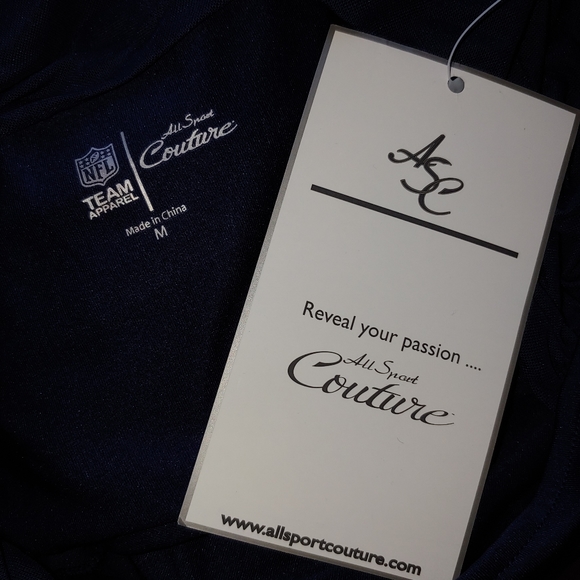 All Sport Couture Patriots NFL Team Apparel NWT - Picture 5 of 6